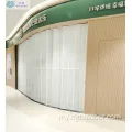 Transparent Polycarbonate Slat လူမီနီယံခေါက်တံခါး